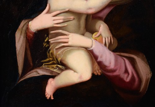 XVIe siècle et avant - Vierge à l'Enfant  - Maître flamand du 16e siècle